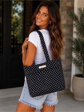NWT Ju-Ju-Be BeLight Be Light Legacy Collection Duchess Black polka dot